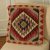 Afgańska poszewka na poduszkę Kilim 50x50 ręcznie tkana poduszka