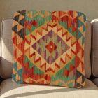 Ręcznie tkana poszewka na poduszkę Kilim 50x50 poduszka dekoracyjna Kilim