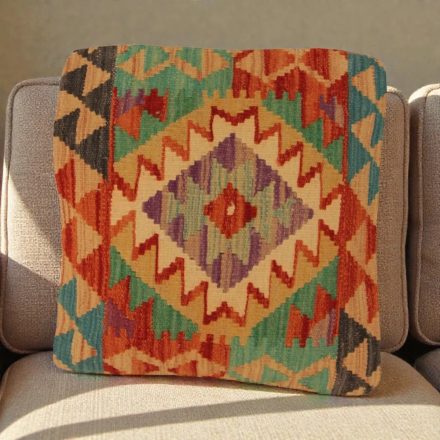 Ręcznie tkana poszewka na poduszkę Kilim 50x50 poduszka dekoracyjna Kilim