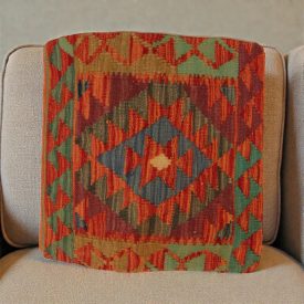   Afgańska poszewka na poduszkę Kilim 50x50 ręcznie tkana poduszka