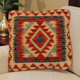 Ręcznie tkana poduszka 50x50 poszewka na poduszkę Kilim
