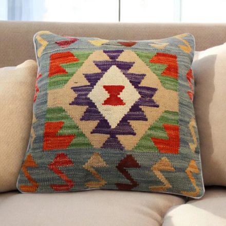 Poduszka Kilim 45x45 ręcznie tkana poszewka na poduszkę