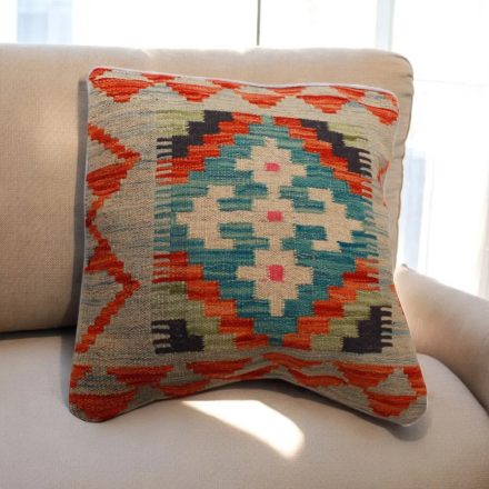 Ręcznie tkana poszewka na poduszkę Kilim 45x45 afgańska poduszka dekoracyjna