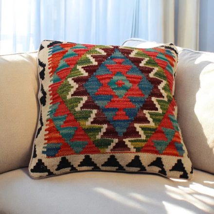 Poduszka Kilim 45x45 ręcznie tkana poszewka na poduszkę