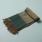 Elegancka chusta 215x105 zielona cienki szal damski męski