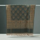 Elegancka chusta 215x105 zielona cienki szal damski męski