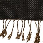 Duży szal 215x105 duży brązowo-niebieski damski szal