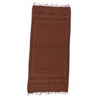 Chusta czerwona 215x105 duży szal damski z bawełny