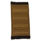 Elegancka chusta złoto-czarna 215x105 cienki szal damski