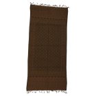 Duży szal ciemnozielony 215x105 duża chusta damska