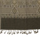 Szal damski Stóla szary 215x105 elegancka chusta damska