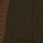 Elegancki szal damski 215x105 ciemnozielony z autentycznym wzorem