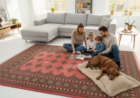 dywan do salonu i zwierzęta domowe